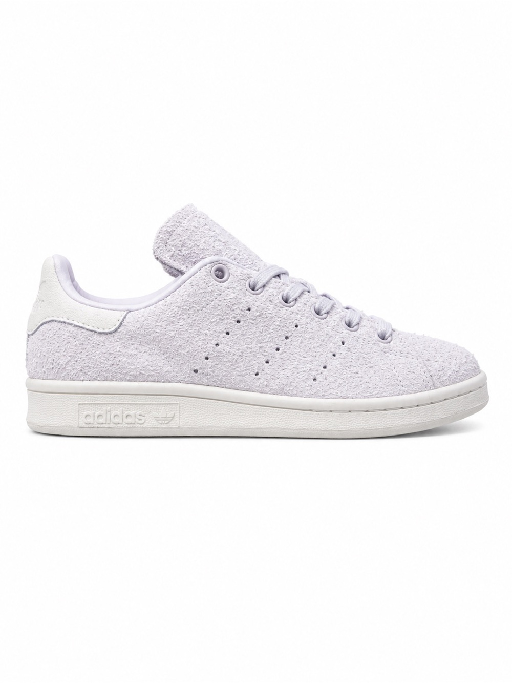 NEW Rare Adidas Stan Smith Ice Purple Raw Edge Suede Sneakers 5.5